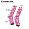 thumbnail image 5 of Fotbe Love Dog print Women's Men's Novelty Crew Socks Cotton Socks Knee High Socks for Walking,Running,Nurses,Pregnancy, 5 of 9