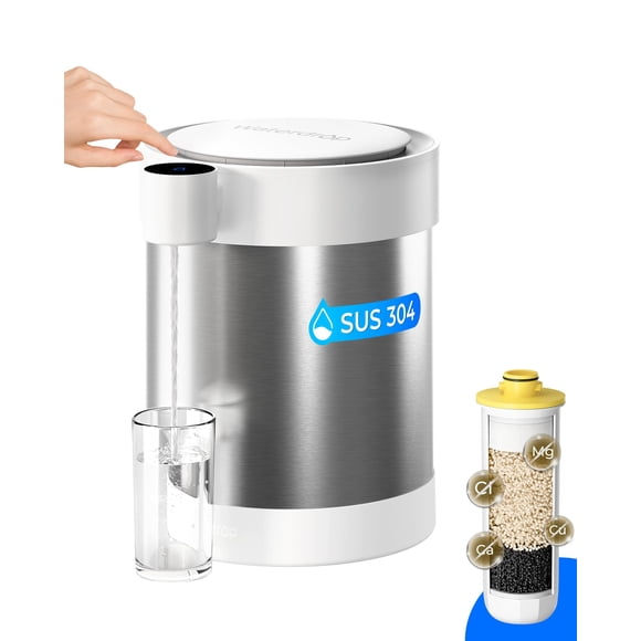 Sistema de filtro de agua Waterdrop sin gravedad, 5 etapas, 5.2 L