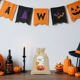 thumbnail image 4 of Halloween Glow in The Dark Linen Drawstring Bag Candy Jewelry Storage Pouch for Trick or Treat Party Festive Portable Accessory, 4 of 5