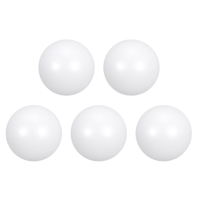 Bola de PTFE, Diámetro de 6mm, Acabado Rectificado, Bomba Neumática de Diafragma Blanca 5pcs