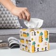 thumbnail image 4 of Kdxio Cars Print Tissue Box Cover,Square Decorative PU Leather Facial Paper Case Organizer Holder Dispenser for Bathroom,Night Stands,Desk,Car 5.2''X5.2''X5.2'', 4 of 6