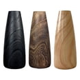 thumbnail image 4 of Natural Wood Flower Pots with Vintage Japanese Design - Smooth Handmade Vases for Shelf Displays & Living Room Decor, 4 of 9