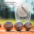thumbnail image 1 of LJNYFDC Boîte de Rangement Transparente Présentoir de Baseball Base Stable Résistant aux UV Support de Baseball 1 Pce, 1 of 5