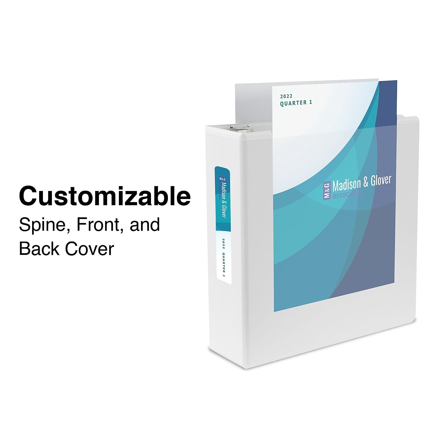 Staples 4" 3-Ring View Binders D-Ring White 6/Pack (55414CT/26358CT)