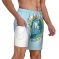 thumbnail image 6 of Rocae Dreaming Travel for Men's Swim Trunks Quick Dry With Two Side Pockets and One Lined Patch PocketX-Large, 6 of 9