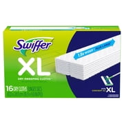 Swiffer Sweeper XL Dry Pad Refills, Unscented, 16 Count