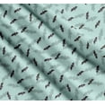 thumbnail image 3 of Soimoi Green Cotton Voile Fabric Shadow & Bat Animal Fabric Prints By Yard 42 Inch Wide, 3 of 7