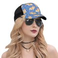 thumbnail image 5 of Lsque Corgi Printed Trucker Hat - Baseball Cap for Men Women - Breathable Mesh Side, Adjustable Fit - for Casual Wear, 5 of 7