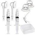 thumbnail image 1 of 2 Pcs Nipple Puller Nipple Aspirator Corrector Women Nipple Suckers For Flat Nipples, 1 of 5