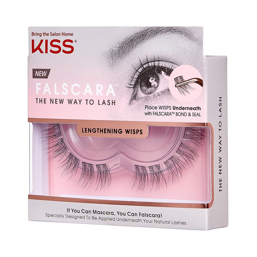 Kiss Falscara Eyelash Extension Lengthening Wisps, 01, 1 Kit, 2 Pack