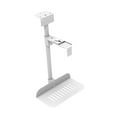 thumbnail image 3 of Accesorios de soporte de montaje debajo del escritorio para host de computadora Soporte para caja de computadora Blanco, 3 of 9