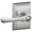 Chrome, variant on Schlage F40 VLA 619 ADD 16-080 10-027 134 N N SL Addison Collection Avila Bed and Bath Lever, Satin Nickel