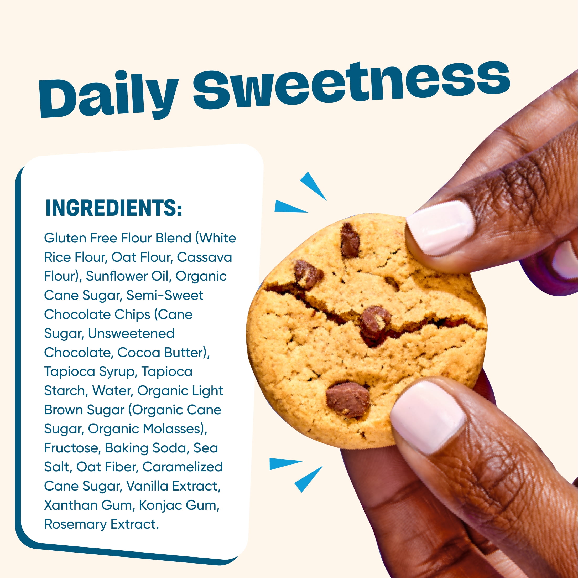 (3 pack) Partake Foods Soft Baked Chocolate Chip Cookies, Vegan & Gluten-Free, Shelf-Stable, Baked, 5.5 oz