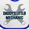 thumbnail image 4 of Inktastic Daddys Little Mechanic Baby Boy Boys Baby Bib, 4 of 4