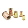 thumbnail image 2 of 10X M3 M8 M10 Écrous Moletés en Acier au Carbone Rivets Capuchon Plat Zinc, 2 of 9