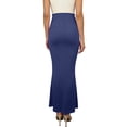 thumbnail image 3 of Women's Long Pencil Skirt High Waisted Summer Bodycon Tight Maxi Skirts Women Solid Stretchy Bodycon Maxi Skirt for Elegant Casual Office Wear, 3 of 6