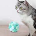 thumbnail image 4 of Pelotas de juguete para gatos, campanas parjercicio, , cachorro, juguetes interactivos suaves para gatos Yuyangstore Bolas de canto de gato, 4 of 8