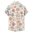 thumbnail image 5 of LIBRCLO Big and Tall Shirts for Men Summer Casual Button Down Shirts Short Sleeve Clothes, Hawaiian Beach Vacation, 5 of 6