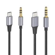 Type C to 3.5mm Cable Cord Wire for Car Headphones Tablets Phones USB C Converters Adapters Line