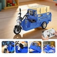 thumbnail image 2 of HWRETIE Remote Control Tricycle Model Light Sound Simulation Display Vehicle, 2 of 7