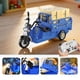 thumbnail image 1 of Modelo de simulación de triciclo infantil con control remoto, sonido y luz, coche de juguete con tres rebotes, coche de reparto de carga, coche de reparto de regalos, triciclo de aleación con control, 1 of 7