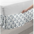 thumbnail image 2 of Ambesonne Multi-color Gathered Microfiber Bed Skirt, Full, 2 of 2