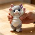 thumbnail image 3 of Cat Squishy, Soft Slow Rising Sensory Toy For Relaxation Focus Desk Decor Gift, Cute Cat Shaped Squeeze Ball For Home School Travel Party Favors Novelty Handheld Sensory Fun, 3 of 3