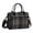 Dark Green Brown Tartan, variant on Lunch Bag Insulated Lunch Box Leakproof Reusable Cooler Tote Adjustable Shoulder Strap for Men Women Pale Pink and White Striped 9L
