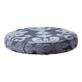 thumbnail image 1 of 5-13cm Thick Elastic Barstool Seat Cushion Cover Polyester Comfortable Round Swivel Stool Cushion , Gray, 1 of 8