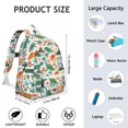 thumbnail image 6 of Cute Dinosaur Pattern Backpack for School,Cute School Bag,Schoolbag with Adjustable Shoulder Straps & Padded Back,13.4"x11"x4.7", 6 of 6