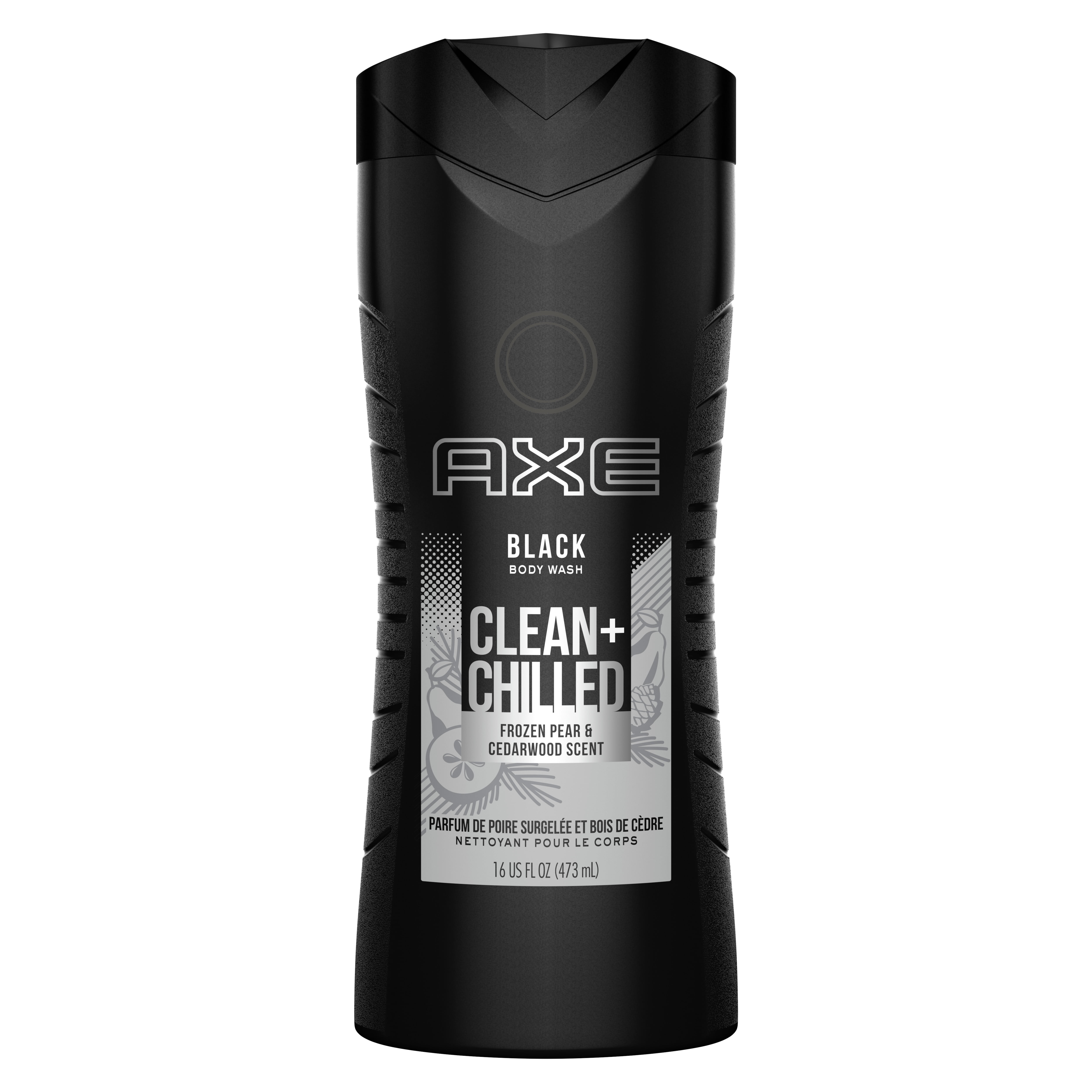 AXE Mens Body Wash Black, 16 oz
