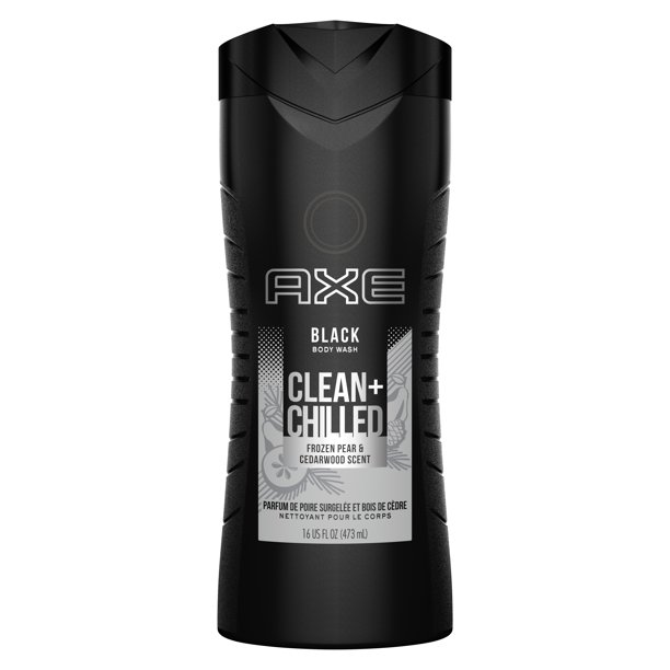 AXE Mens Body Wash Black, 16 oz