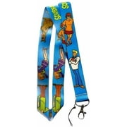 Anime Source Scooby Doo Character Blue Lanyard Keychain ID Badge Holder