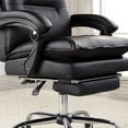 thumbnail image 6 of Furniture of America Prime Faux Leather Reclining Office Chair, Black, 6 of 6