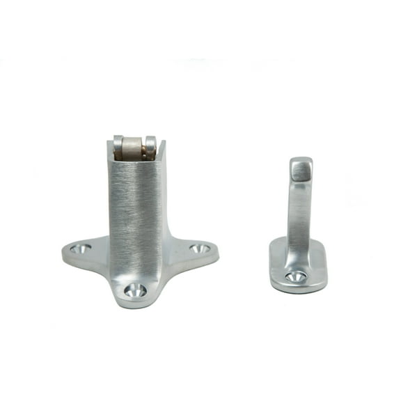 Ives Ws40 Cast Brass Automatic Wall Door Holder 3 1/2" Engaged Projection - Chrome