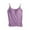 Purple, variant on fatyb Womens Camisole with Built in Bra Spaghetti Strap Padded Tank Tops Ruched Workout Yoga Cami Tops