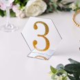 thumbnail image 2 of Efavormart 4" Number 3 Gold Self-Adhesive Rhinestone Number Stickers for DIY Crafts, Handicraft Art, Graduation Cap Decorations Birthday Party, Wedding Alpha-Numeric stickers, 2 of 10