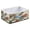 Birds On Pine Branches, variant on Fabric Storage Bins Foldable Cube For Home Organization Baskets Abstract Gray and Green