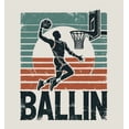 thumbnail image 5 of Ballin Slam Dunk Adult Sand Long Sleeve Hoodie-Medium, 5 of 6