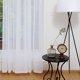 thumbnail image 2 of cortinas de tul blanco súper suaves y agradables al tacto para decoración de sala de estar, velo moderno de gasa sólida transparente, 2 of 4