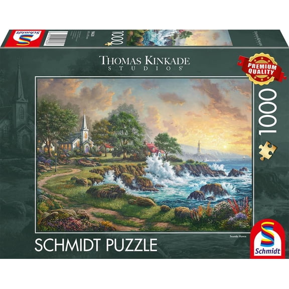 Schmidt - Thomas Kinkade - Seaside Haven - 1000 Piece Jigsaw Puzzle