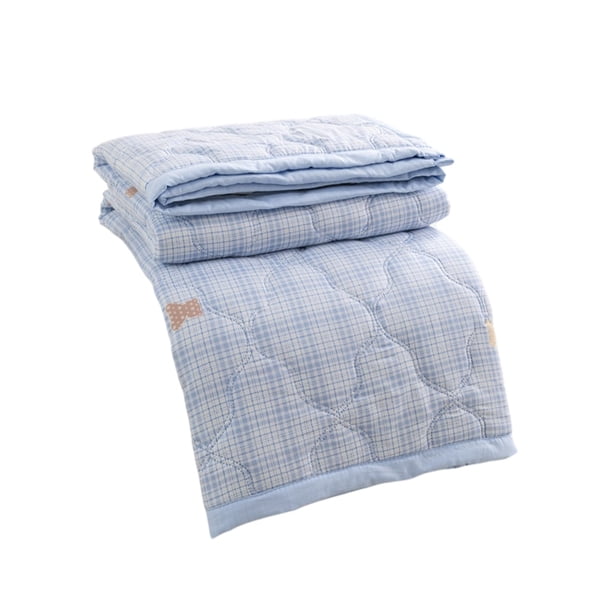 Refrigerar para el Verano Algodón de Enfriamiento de Verano Impreso, Algodón de Aire Acondicionado Fácil de Lavar, Algodón de Dormitorio Estudiantil, Algodón de Refrigeración de Verano Fresco Pequeño