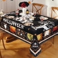 thumbnail image 5 of Halloween Tablecloth, Rectangle Halloween Table Cloth, Unique Waterproof Washable Tablecloths for Halloween Kitchen Dining Room Indoor Outdoor Decor, 60x120 inch, 5 of 6