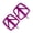 Purple, variant on 1pair Nylons Mountain Bike Pedals Light weight Sealed Bearing Bicycles Pedals for Mountain and Road Cycling