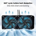 thumbnail image 4 of Aluminum 240mm 10 Pipe Water Cooling Cooled Row Heat Exchanger Radiator with Fan for CPU PC Water Co, 4 of 5