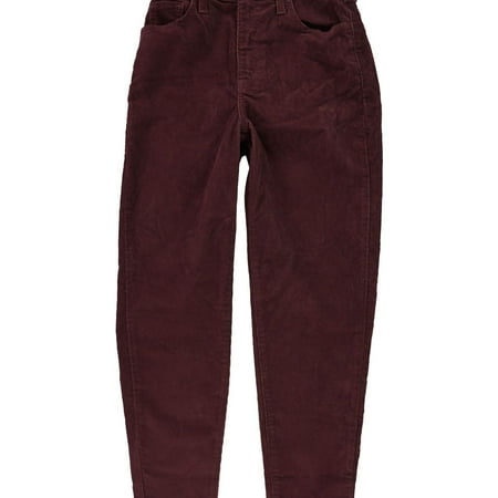 Levi s Womens High Waist Mom Corduroy Regular Fit Jeans Brown 24