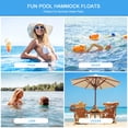 thumbnail image 7 of LUCKDEER 3 Pack Pool Inflatables, Inflatable Pool Floats, 4 IN 1 Swimming Pool Floats Hammock, Inflatable Pool Toys Water Hammock for Armchair Mattresses Seat Floating Mattress, 7 of 7
