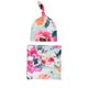 thumbnail image 5 of Newborn Printed Towel Hat Headband Set Floral Design, Lightweight & Durable, for Boys & Girls, Outdoor Use, Family Friendly, 5 of 5