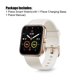 thumbnail image 4 of Aleación Smart Watch Square 1.69 pulgadas Sangre Oxygen 5atm Rastreo de sueño impermeable Tiempo pronosticado Deporte SmartWatch pulsera Blanco Noticed EL015120-01, 4 of 7