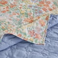 thumbnail image 4 of Greenland Home Fashions Alice Pastel Floral Cotton-Rich Quilted Throw Blanket for Teens and Adults, 50" x 60", 4 of 7